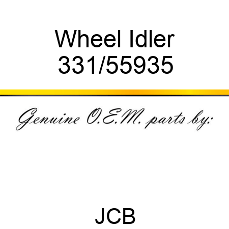 Wheel Idler 331/55935