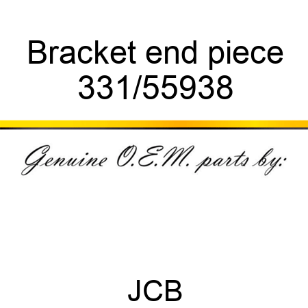 Bracket end piece 331/55938