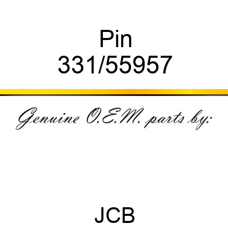 Pin 331/55957