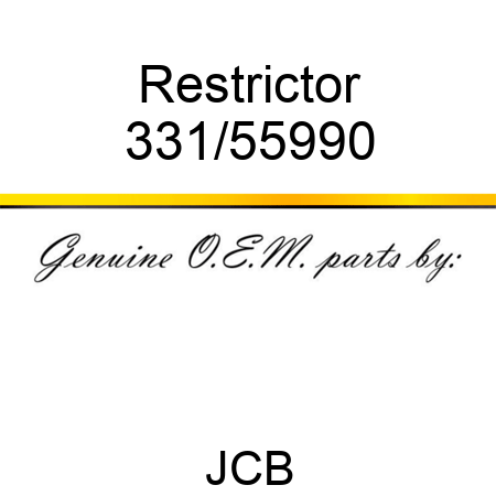 Restrictor 331/55990