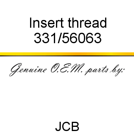 Insert, thread 331/56063