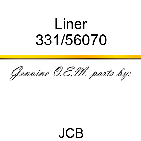 Liner 331/56070