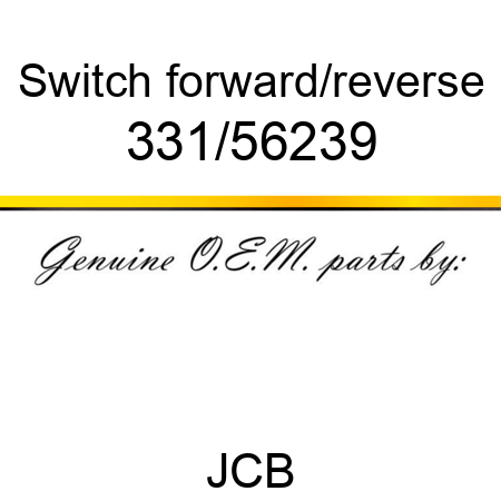 Switch, forward/reverse 331/56239