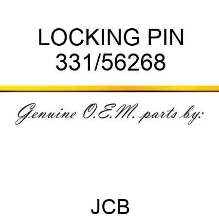 LOCKING PIN 331/56268
