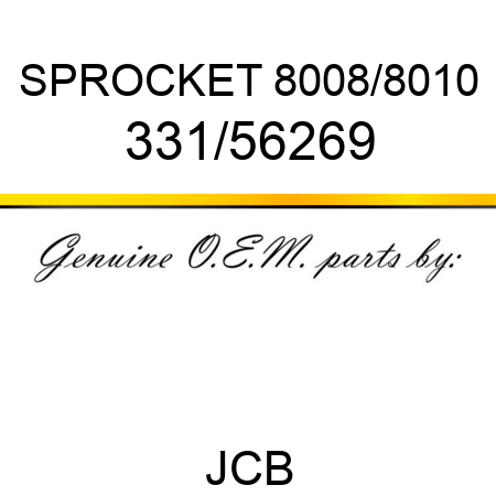 SPROCKET 8008/8010 331/56269