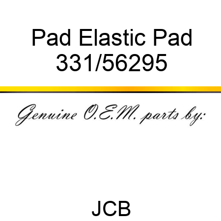 Pad Elastic Pad 331/56295