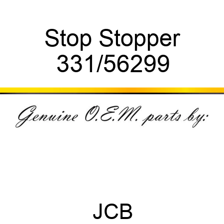 Stop Stopper 331/56299