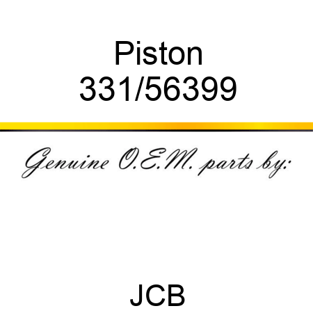 Piston 331/56399