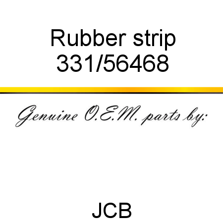 Rubber, strip 331/56468