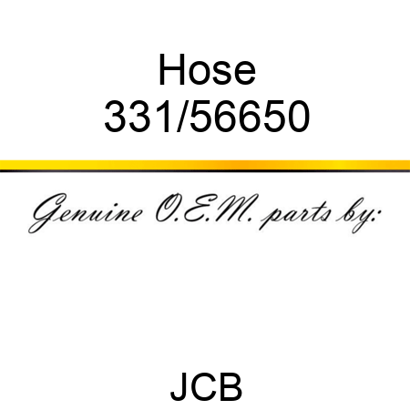 Hose 331/56650
