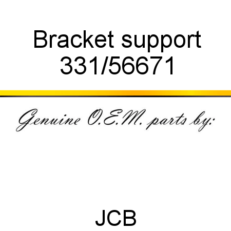 Bracket, support 331/56671