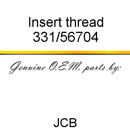 Insert, thread 331/56704