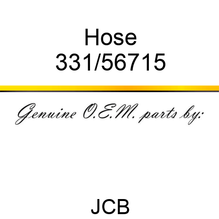 Hose 331/56715