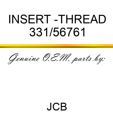 INSERT -THREAD 331/56761