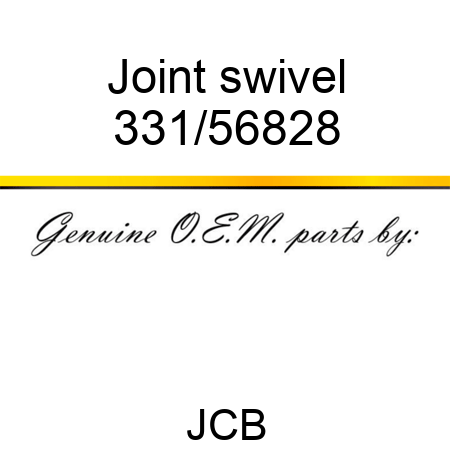 Joint swivel 331/56828