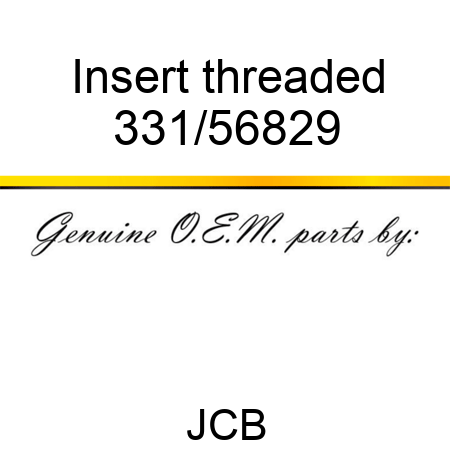 Insert threaded 331/56829