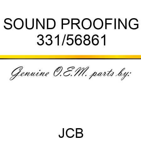 SOUND PROOFING 331/56861