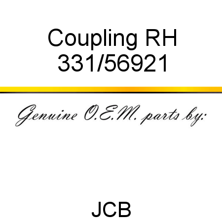 Coupling, RH 331/56921
