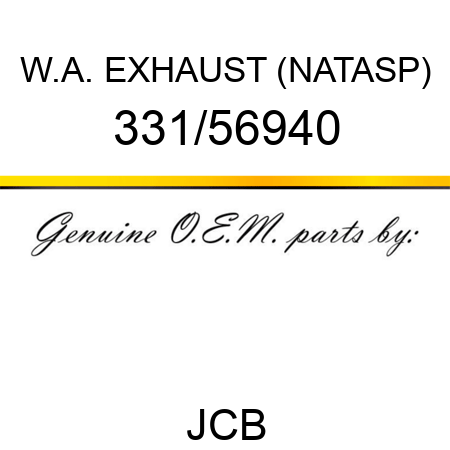 W.A. EXHAUST (NATASP) 331/56940