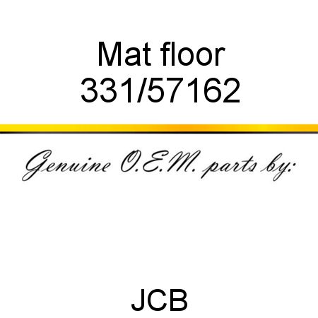 Mat, floor 331/57162