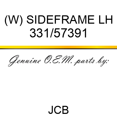 (W) SIDEFRAME LH 331/57391