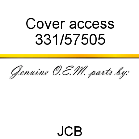 Cover, access 331/57505