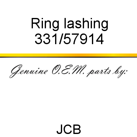 Ring, lashing 331/57914