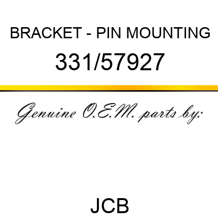 BRACKET - PIN MOUNTING 331/57927