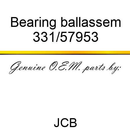 Bearing ball,assem 331/57953
