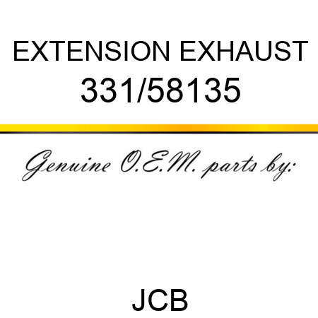 EXTENSION EXHAUST 331/58135