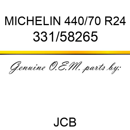 MICHELIN 440/70 R24 331/58265