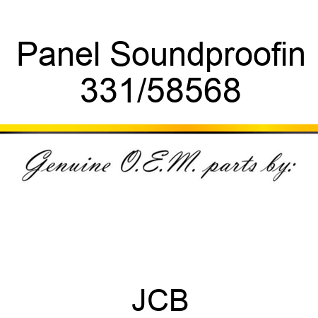Panel Soundproofin 331/58568