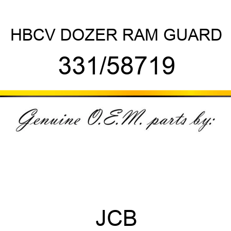 HBCV DOZER RAM GUARD 331/58719