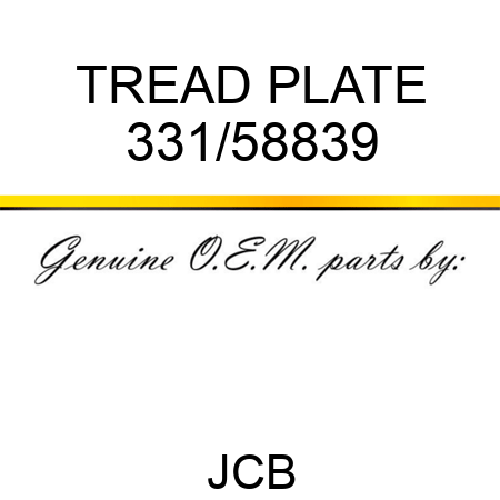 TREAD PLATE 331/58839