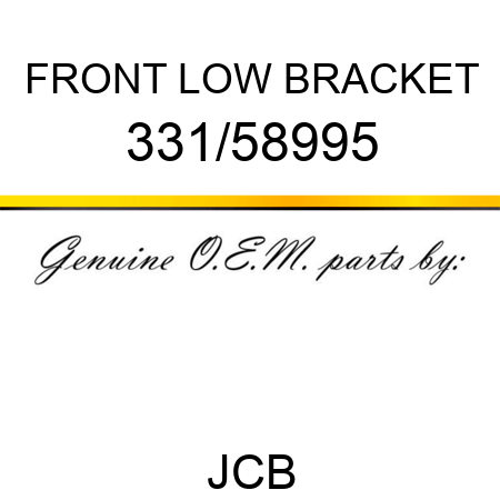 FRONT LOW BRACKET 331/58995
