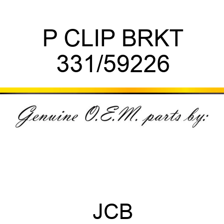 P CLIP BRKT 331/59226
