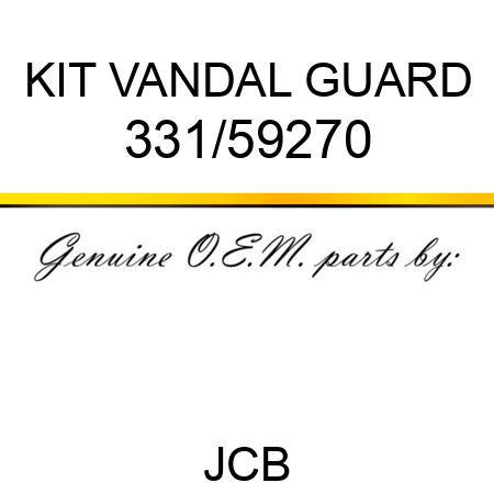 KIT VANDAL GUARD 331/59270