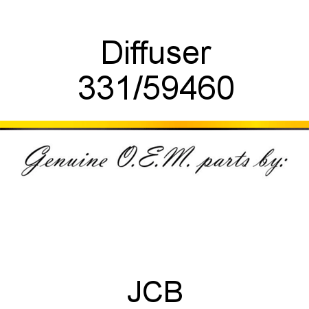 Diffuser 331/59460