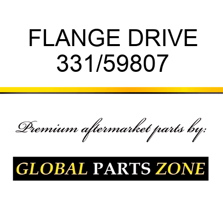 FLANGE DRIVE 331/59807