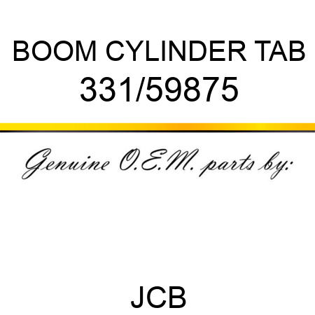 BOOM CYLINDER TAB 331/59875