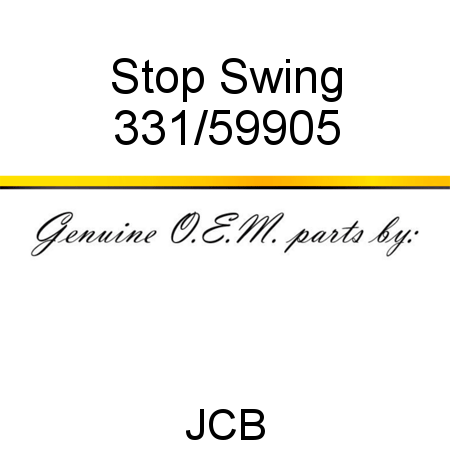 Stop, Swing 331/59905