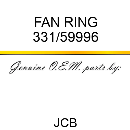 FAN RING 331/59996