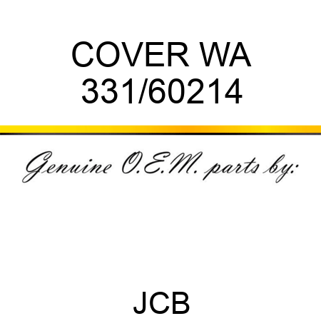 COVER WA 331/60214