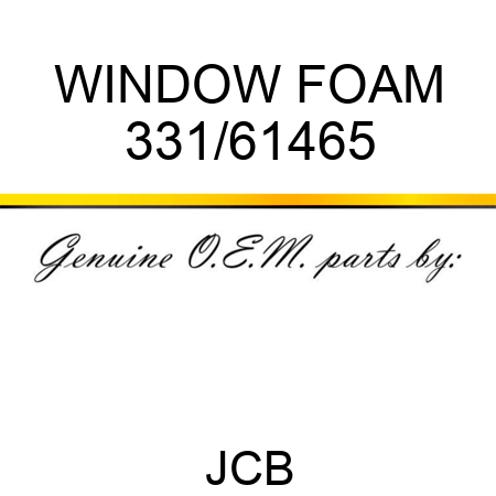 WINDOW FOAM 331/61465