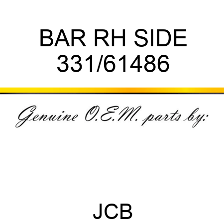 BAR RH SIDE 331/61486