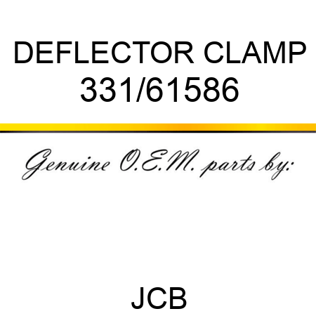 DEFLECTOR CLAMP 331/61586