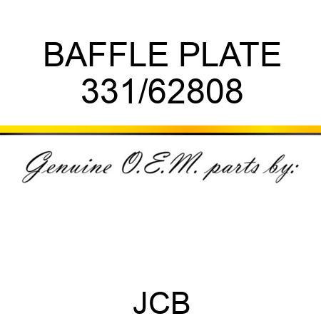 BAFFLE PLATE 331/62808