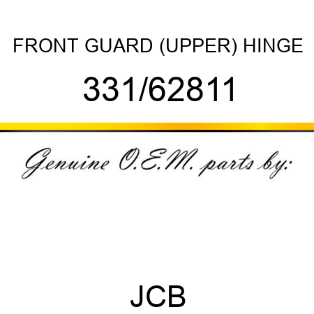 FRONT GUARD (UPPER) HINGE 331/62811
