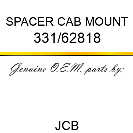 SPACER CAB MOUNT 331/62818