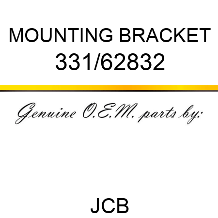 MOUNTING BRACKET 331/62832